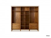 Guarda Roupa Armario Roupeiro  Woods Artes Industriais Naomi 190 03 Portas 2.50 m COM FRETE GRATIS